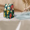 Floral Pattern Steamer Carrying Case (11.8x6.69x5.5 In) Polyester, Case Only 3