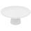 RENACLIPY Stable White Ceramic Cake Plate for Kitchen Elegant Dessert Stand 4