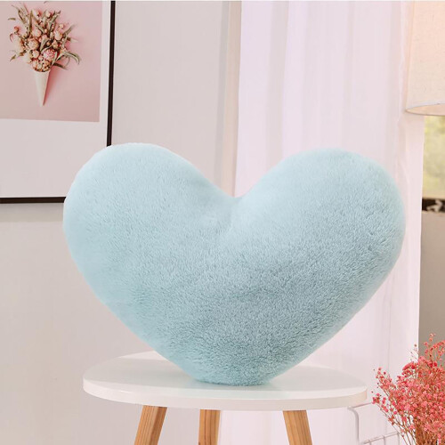 Heart Pillow Plush Decorative 15x20.5 Inches 2