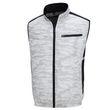 Cooling Fan Vest Silver Camouflage, 5V USB Evaporative Wearable