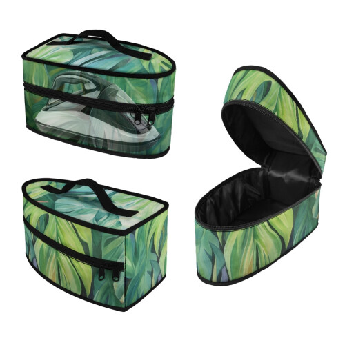 Travel Iron Carrying Case with Leaves Pattern for Full-Size