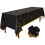 Birthday Tablecloth Set Gold Black 4 pcs 1