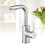 Kitchen Sink Faucet Silver Drip Free Operation User-Friendly Design 1