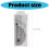 4 Pcs Plastic Ruler Set Math Geometry Set Triangle Ruler Drawing Tool Drafting Supplies for Artists and Students 3