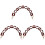 3Pièces Sac Résine Style Rétro Décoratif Durable 1