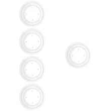 5Pièces Cache-Rayons Transparent Accessoires Stables Durables