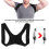 Correcteur de dos taille L noir 90 g ceinture de posture 13
