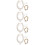 4Sets Elegantes Perlen Schmuckset Damen Ohrringe Halskette Armband 1