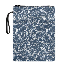 Book Cover Sleeve Pouch with Waterproof Polyester Fabric Book Sleeve Cover with Washable for Office Easy Carry Book Case, Floral