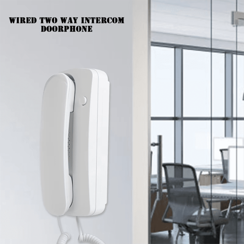 Audio Walkie Talkie Wired Two-Way Intercom for Home Office 2