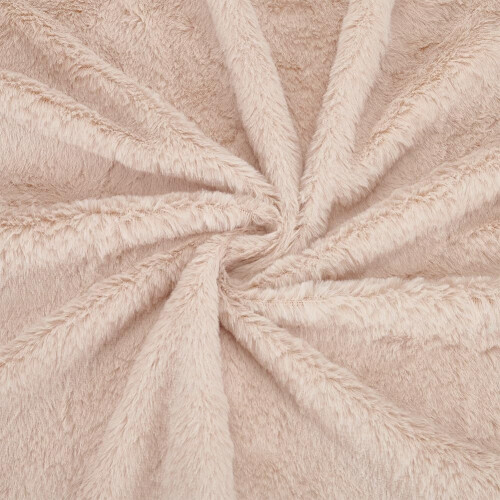 Plush cloth fabric antique white 50-55x160-165x0.08 cm