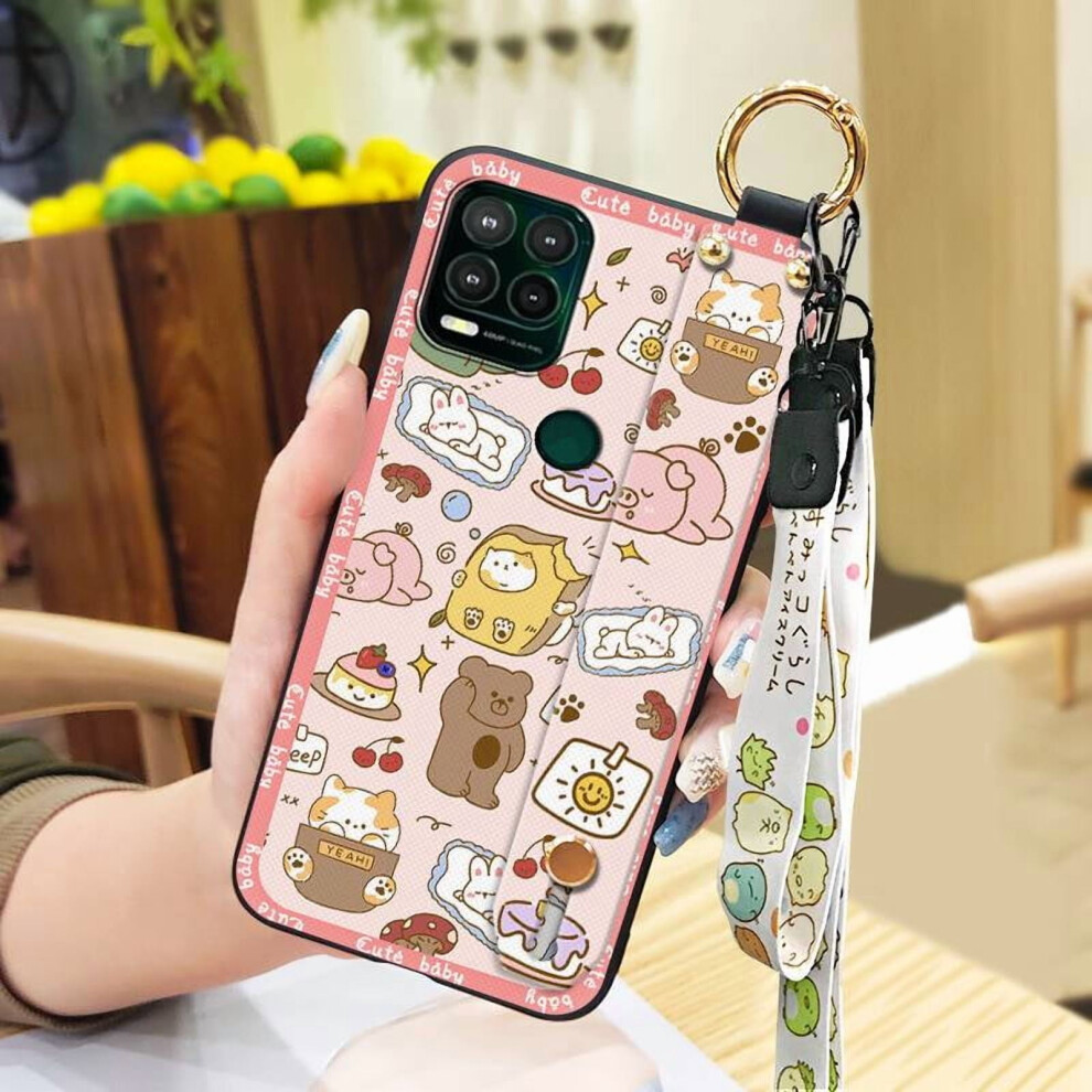 Moto G Stylus 5G Phone Case Â Shockproof, Dirt-Resistant, Wristband, Kickstand, Lanyard, Cartoon Design 9085618492585