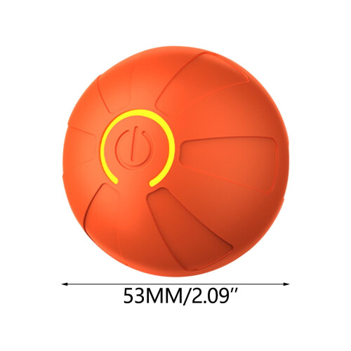 Interactive Vibrating Dog Ball Toy with LED Light and 1