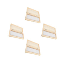 4Pièces Bois Pour Lames Microscope Stockage Numéroté Pratique