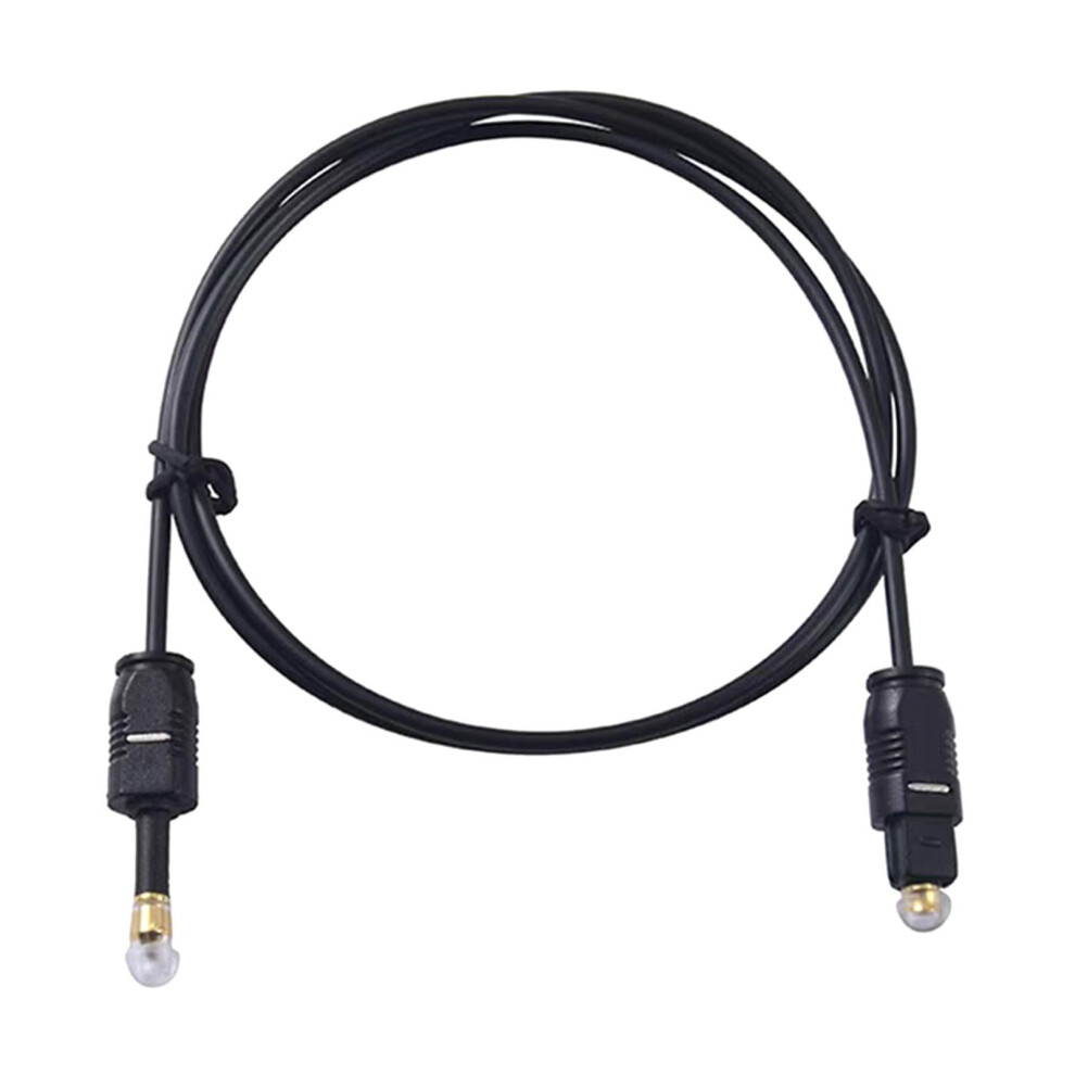Digital Optical Audio Cable, 3.5Mm Easy To Use Portable Multipurpose Spdif Sturdy For Amplifier Soundbar Home Theater 100Cm 9085618494688