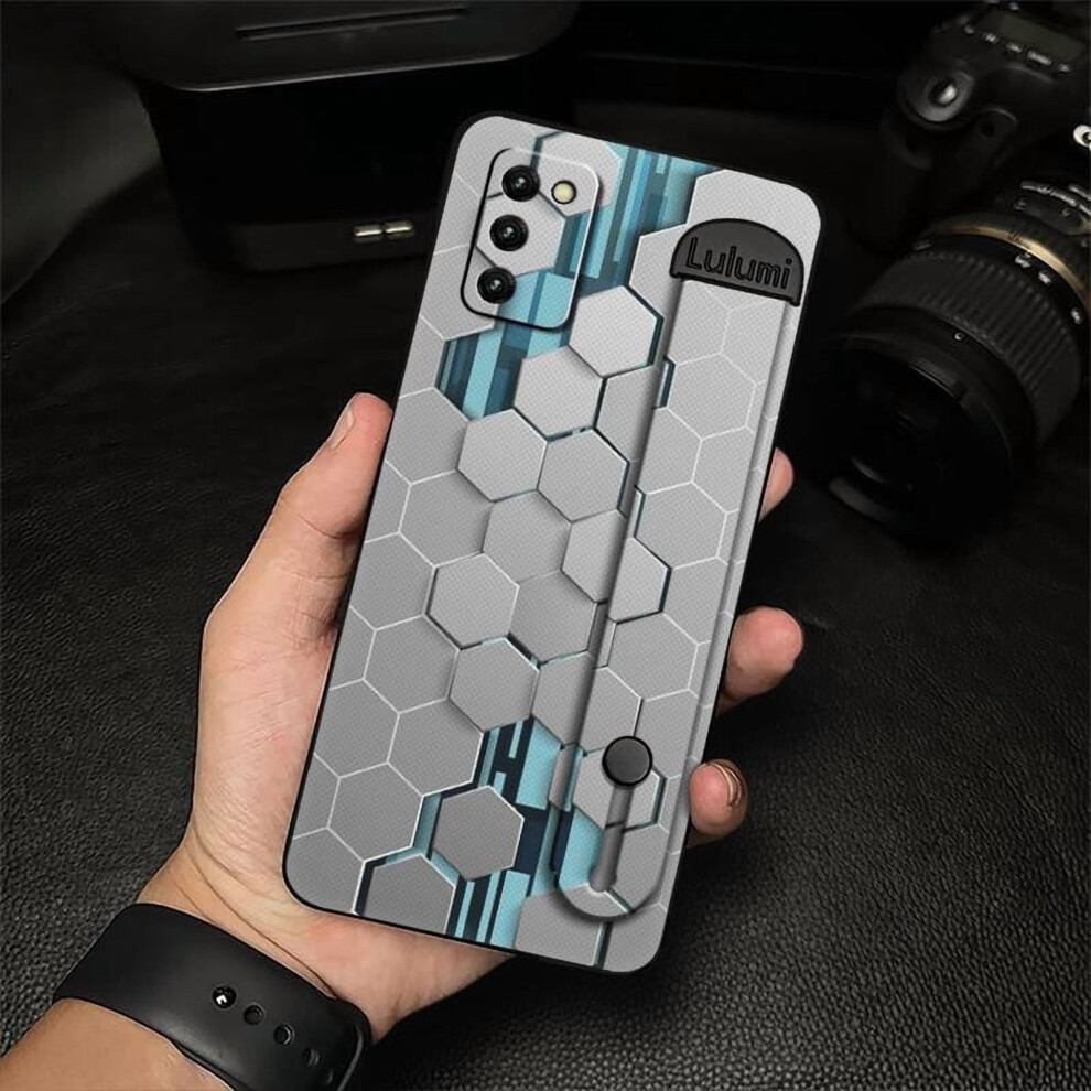 Phone Case Compatible With Samsung Galaxy A03s (Sm-A037f) Â Shockproof, Soft, Anti-Knock, With Wrist Strap 9085618493360