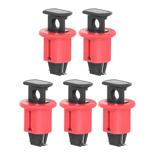 Miniature Circuit Breaker Lockout Device 3/8in Pin 5-Pack 1