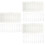 Ongles Artificiels Blancs Plein Couvrant Pour 5