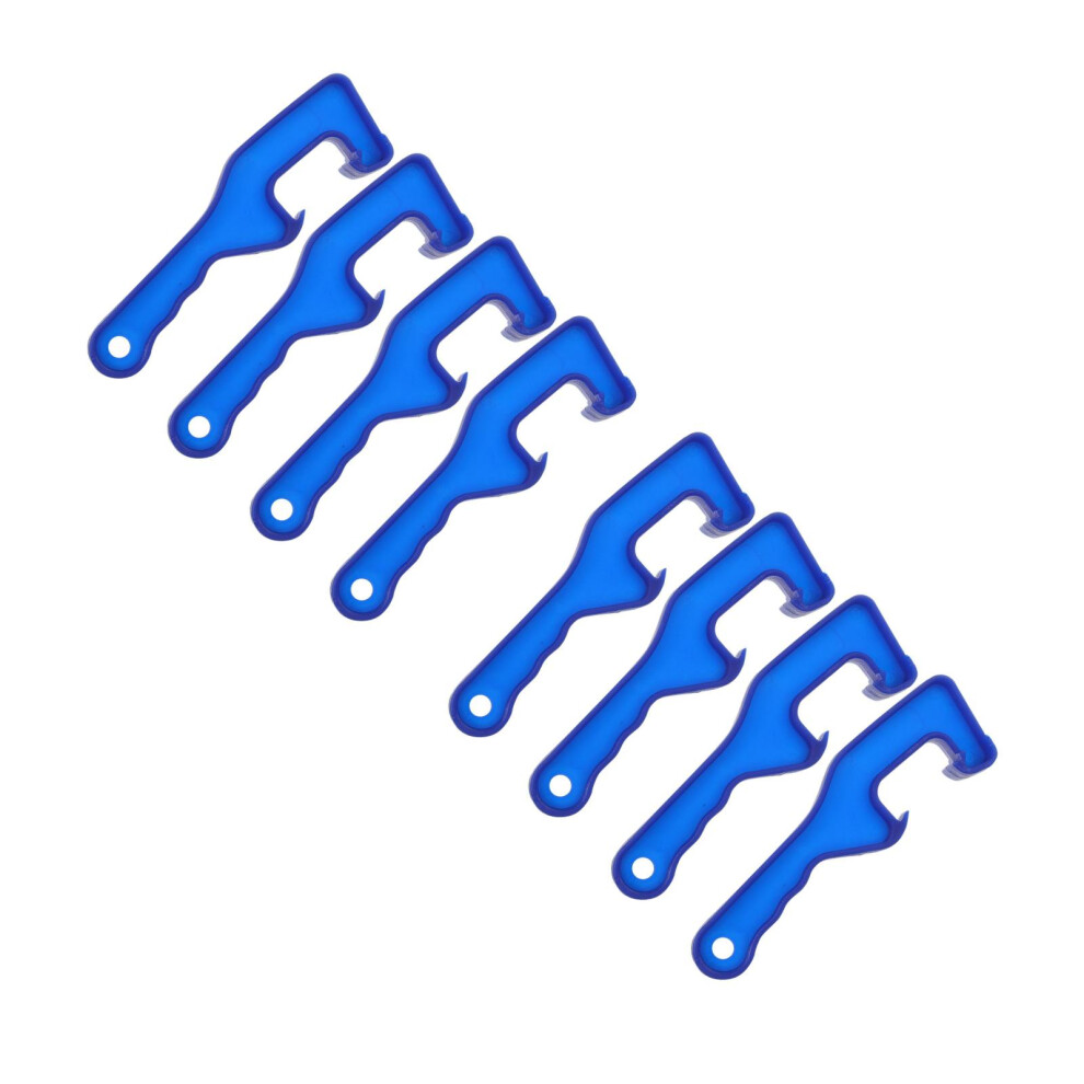 8Pcs Durable Blue Bucket Opener Plastic Wrench Tool Easy Lid Remover 3713322520473