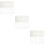 Ongles Artificiels Blancs Plein Couvrant Pour 8