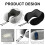 Μαξιλάρια ταξιδιού Memory Foam σετ 2 τεμαχίων για αεροπλάνο, αυτοκίνητο, τρένο και 5