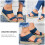 Women's Wedge Sandals Blue 1 Pair 8