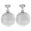 2 Pcs Lightweight Wine Bottle Drinking Flasks for Alcohol Silver 7