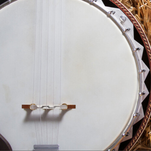 Banjo Bridge Adjustable Saddle for Mandolin Metal Wood 1