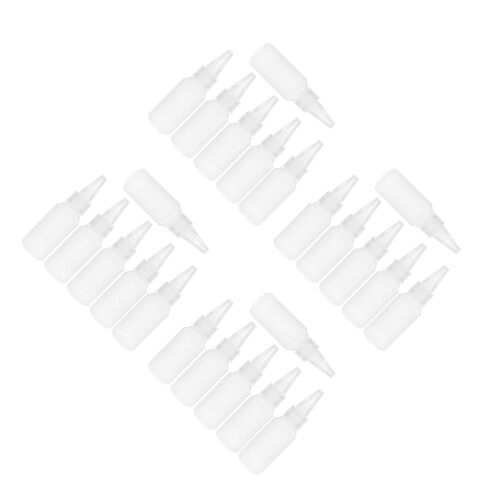 24Pcs Portable 30Ml Empty Plastic Squeeze Bottles for DIY Use