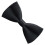 Adjustable Black Bow Tie for Suits Smooth Texture Versatile Accessory 1