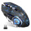 Rechargeable Wireless Gaming Mouse, LED Optical Silent Wireless Computer Mouse with 4 LED Light, 3 Adjustable DPI 2
