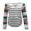 Γυναικεία Φθινοπωρινά Casual T-shirts Φθινοπωρινά Χαλαρά Στρογγυλή Λαιμόκοψη Ραφή 2