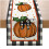 Fall table runner with linen plaid pumpkins and gnomes 1