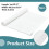 White Cotton Poplin Fabric Unbleached Muslin 6 Pcs 2