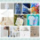 White Cotton Poplin Fabric Unbleached Muslin 6 Pcs 5