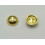 200 χρυσά ακρυλικά στρογγυλά τρούλοι Cabochons 10 χιλ. χωρίς τρύπα στο κέντρο 2