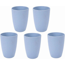 Gobelets incassables en paille de blé pour enfants, 35 cl, lot de 5