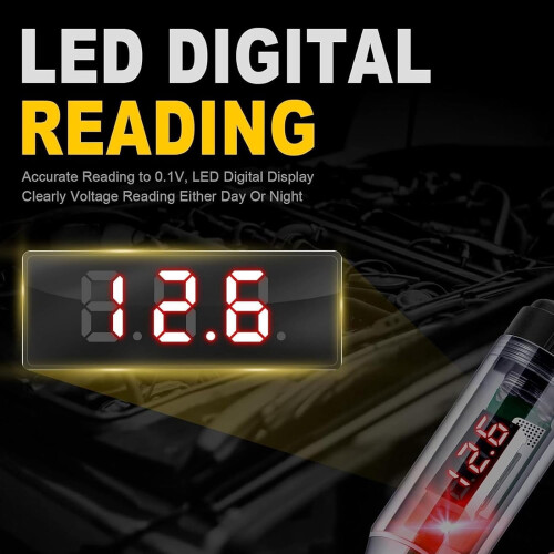 Testeur de circuit LED 5-90 V Outil de diagnostic automobile robuste 2 2