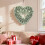16 Inch Heart Shaped Preserved Leaf Wreath 4
