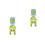 2Ensembles Distributeur D'eau Mini Vert Simple Et Enfants 3