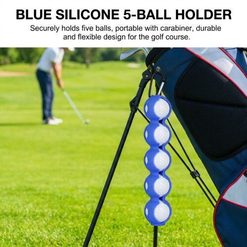 (Blue) 5-Ball Golf Bag Protector, Shockproof, Multicolor 2