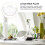 Lotus Shaped Serving Dish Candy Dish Tray Salad Bowl Stackable Plate 12X12X5.6CM 2