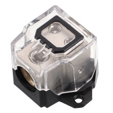 Car Audio 4-Way Power Distribution Block Compact Design
