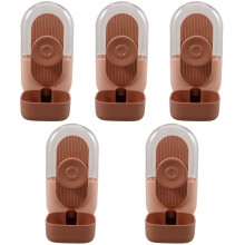 5Pièces Abreuvoir Automatique Suspendu Pour Animaux Rose Hips+pet