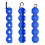 (Blue) 5-Ball Golf Bag Protector, Shockproof, Multicolor 9