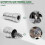 Car Battery Post Terminal Cleaner Dirt Corrosion Brush Hand Protector Tool Kit 3