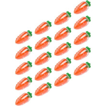 20Pcs Carrot-Shaped Candy Boxes, Fillable Plastic Easter Treat Containers for Party Favors & Basket Stuffers – Compatible with Easter themes