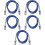 5St 3-Pin Xlr Kabel Microfoonaccessoire Geluidskabel PVC 8