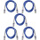 5St 3-Pin Xlr Kabel Microfoonaccessoire Geluidskabel PVC 9