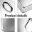 Barbecue Cover Square Rust-Resistant 304 Stainless Steel 8